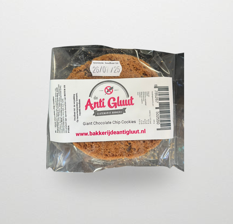 Giant Chocolate Chip Cookie - Bakkerij de Anti Gluut