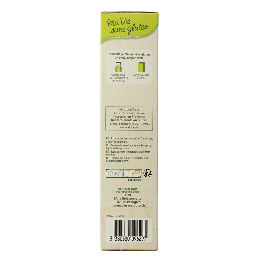 Ma Vie Sans Couscous 100% boekweit glutenvrij bio 375.00 Gram