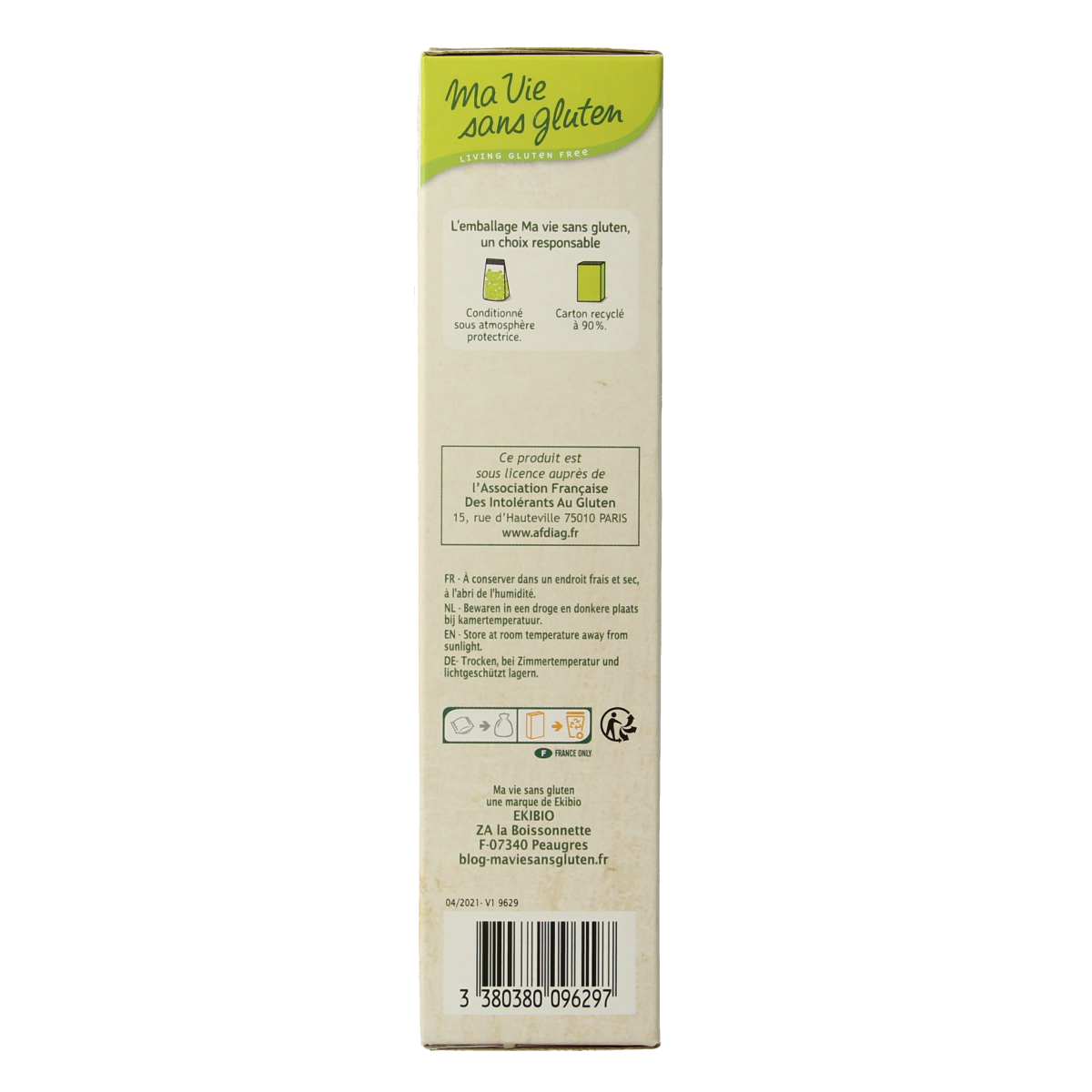 Ma Vie Sans Couscous 100% boekweit glutenvrij bio 375.00 Gram