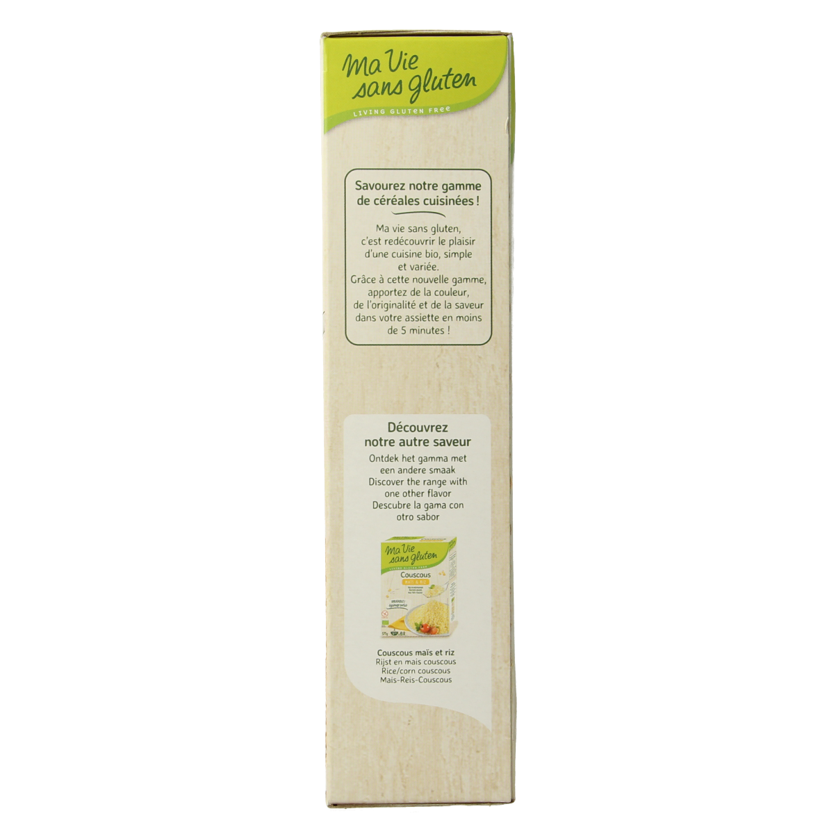 Ma Vie Sans Couscous 100% boekweit glutenvrij bio 375.00 Gram