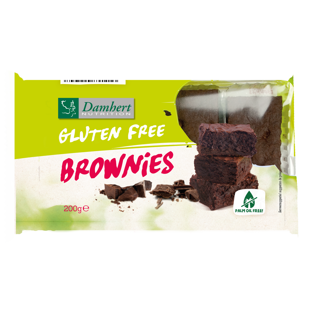 Damhert Brownies glutenvrij 190.00 Gram