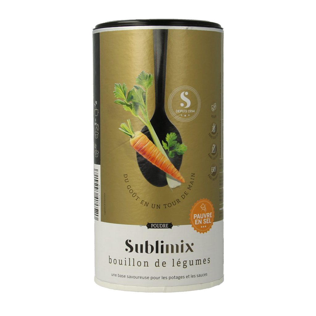 Sublimix Groentebouillon zoutarm glutenvrij 260.00 Gram