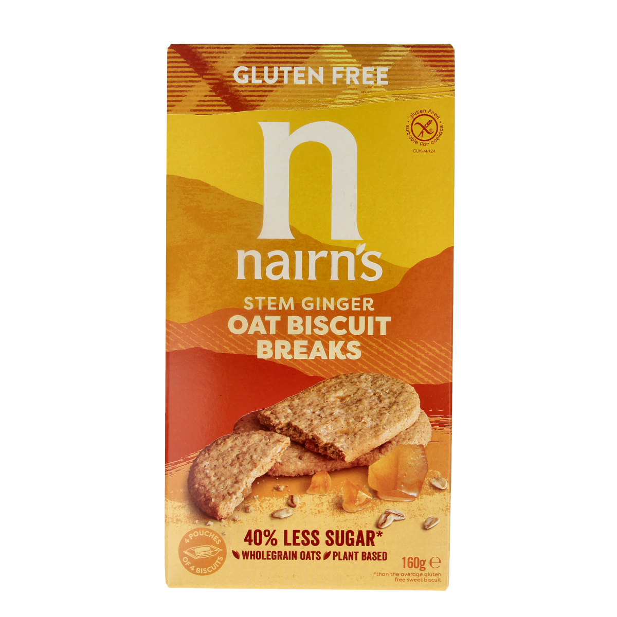Nairns Biscuit breaks ginger 160.00 Gram