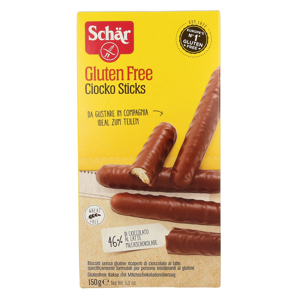 Schar Ciocko sticks glutenvrij 150.00 Gram