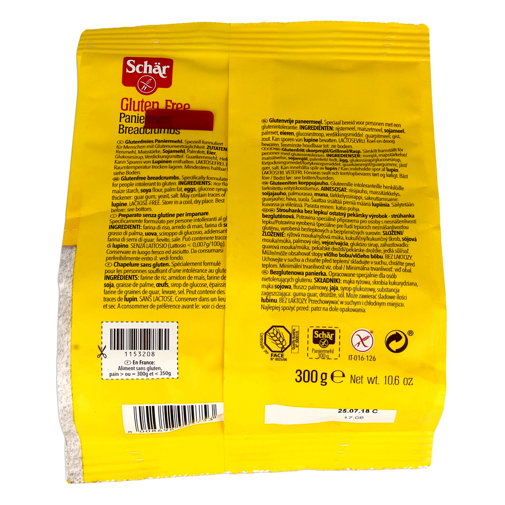 Schar Pan grati paneermeel glutenvrij 300.00 Gram