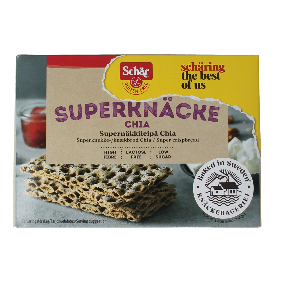 Schar Superknacke met chia glutenvrij 140.00 Gram