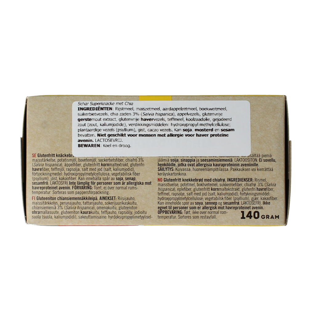 Schar Superknacke met chia glutenvrij 140.00 Gram