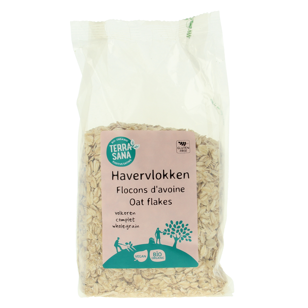 TerraSana Havervlokken glutenvrij bio 450.00 Gram
