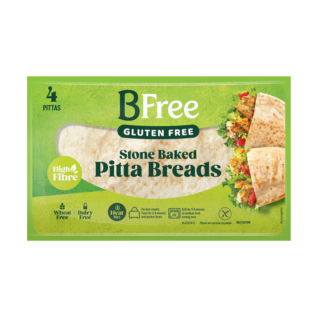 BFree Pitabroodjes 4.00 Stuks