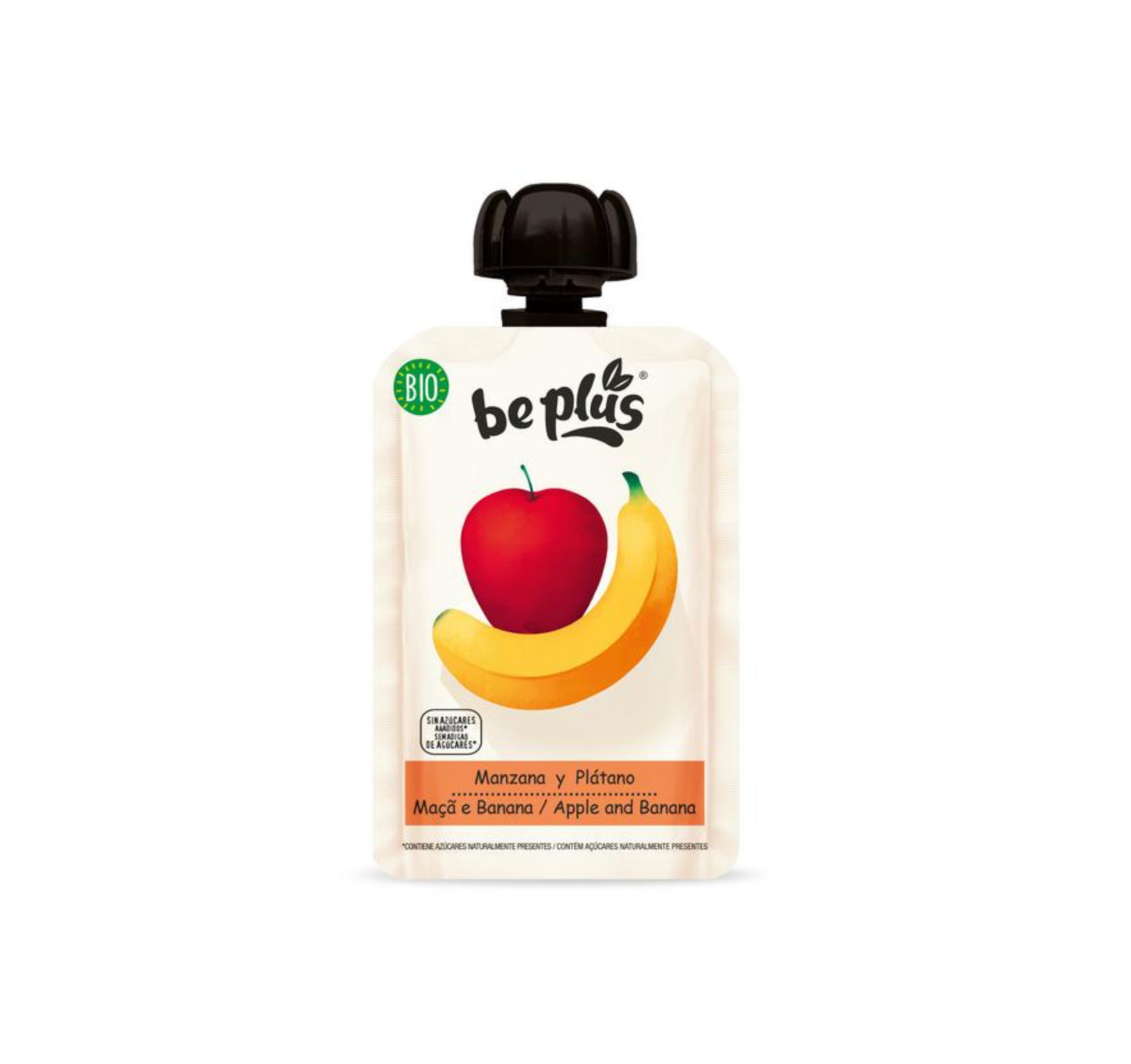Beplus Knijpfruit 100% apple banana bio