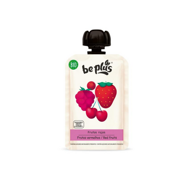Beplus Squeezable fruit 100% forest fruit organic