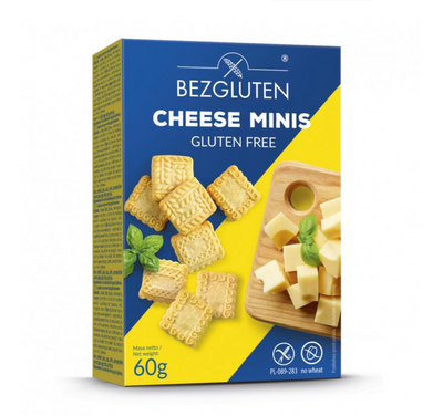 Gluten-Free Cheese Mini Biscuits - 60G