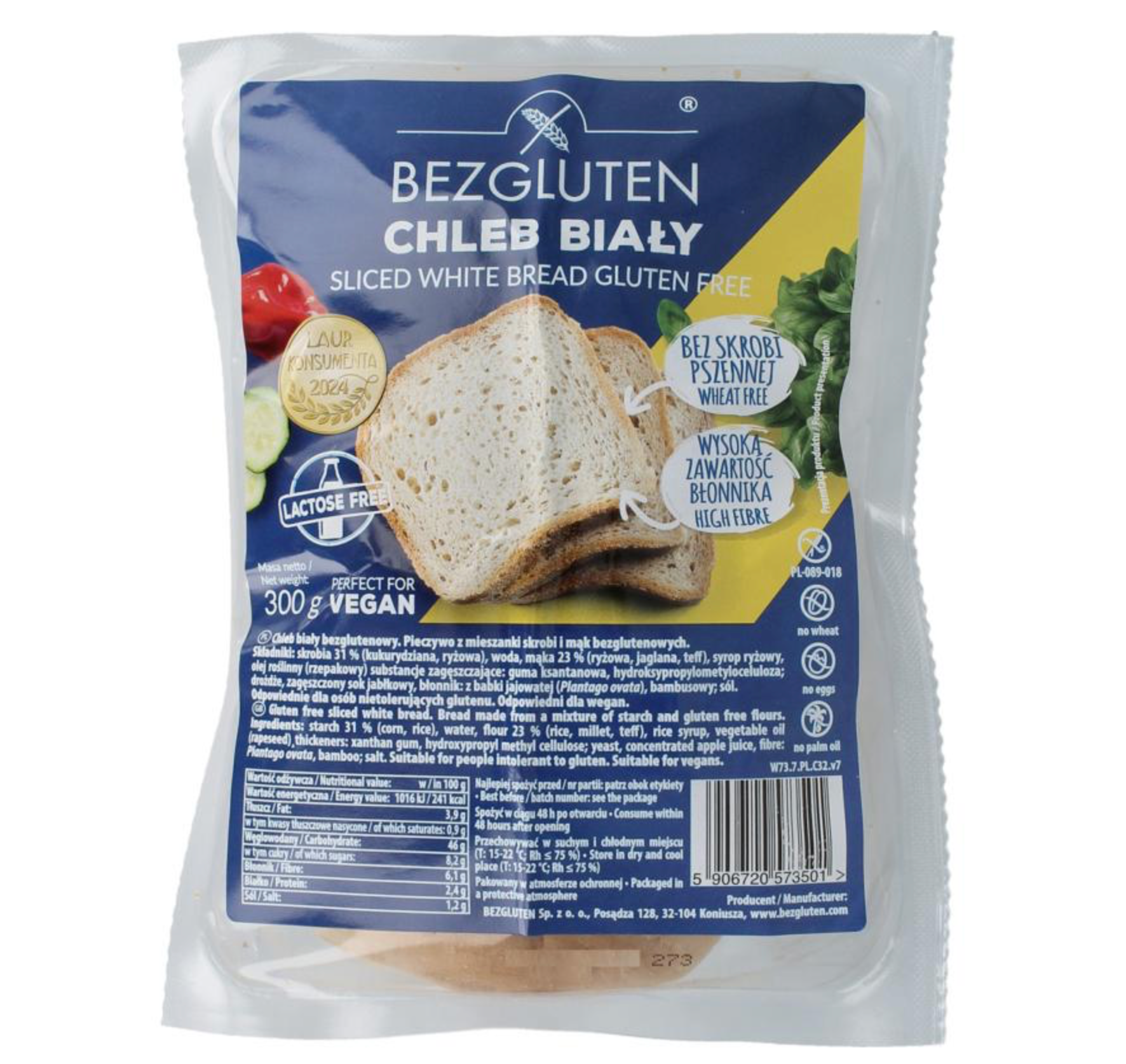 Wit brood gesneden - 300G