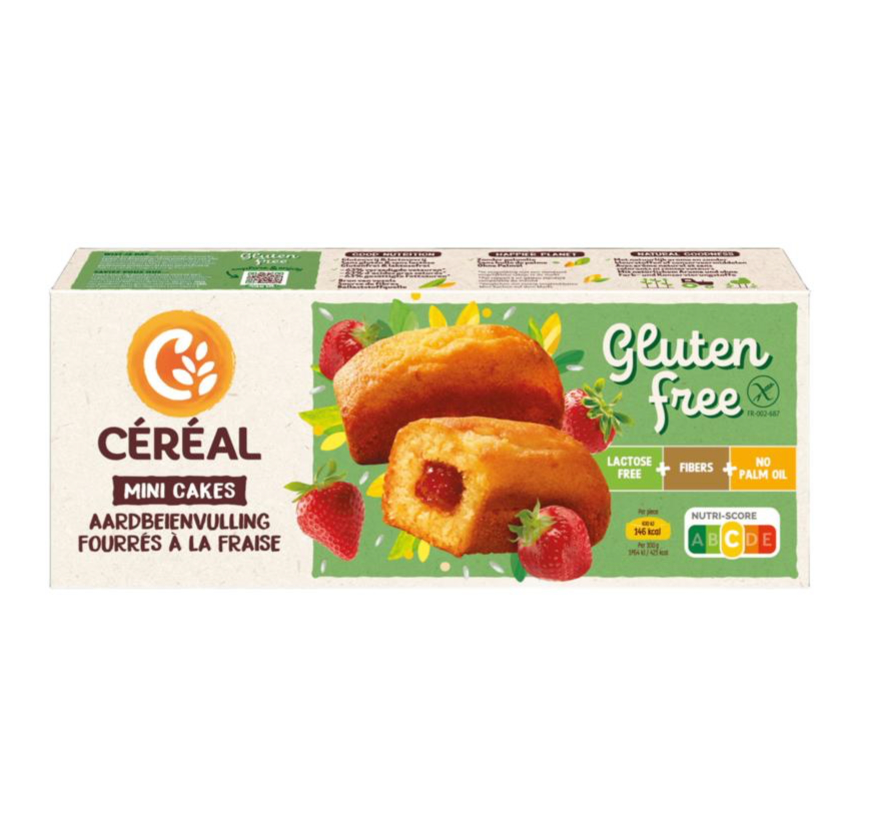 Aardbei cakeje - 210G