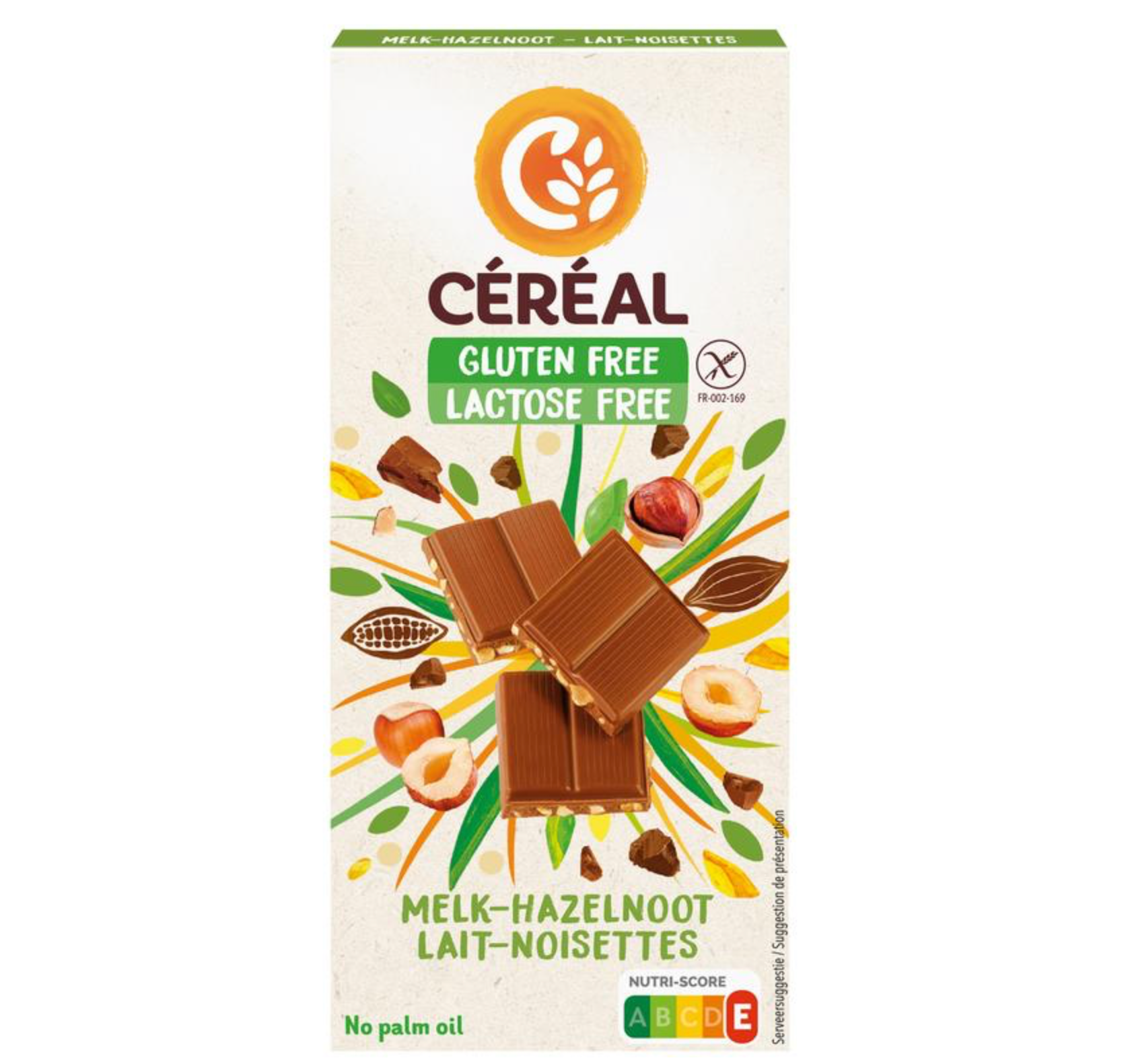 Cereal Melkchocolade hazelnoot - 100G