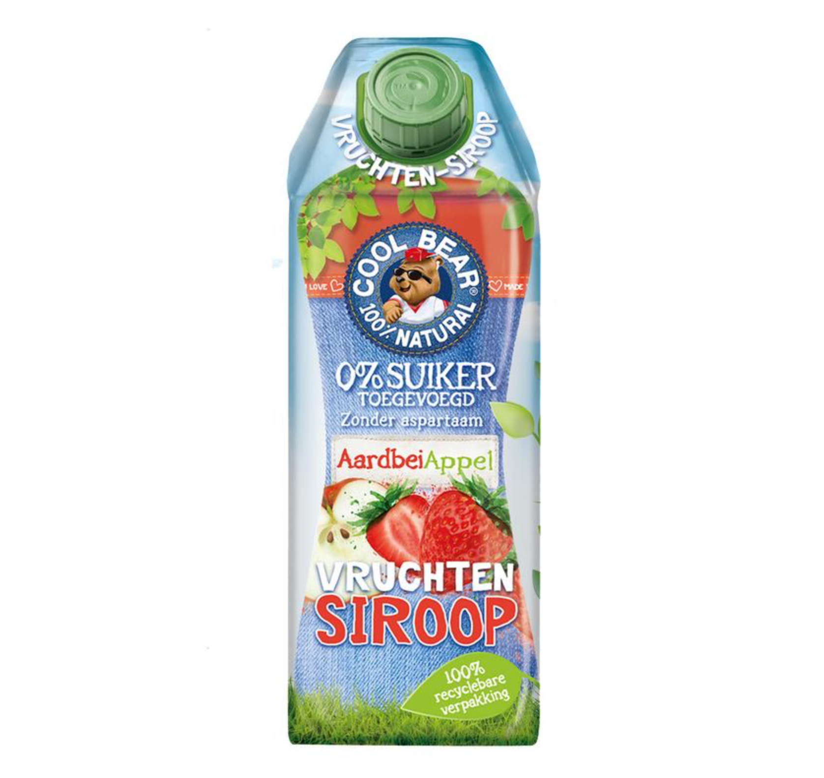 Cool Bear Syrup Strawberry-Apple - 750ML