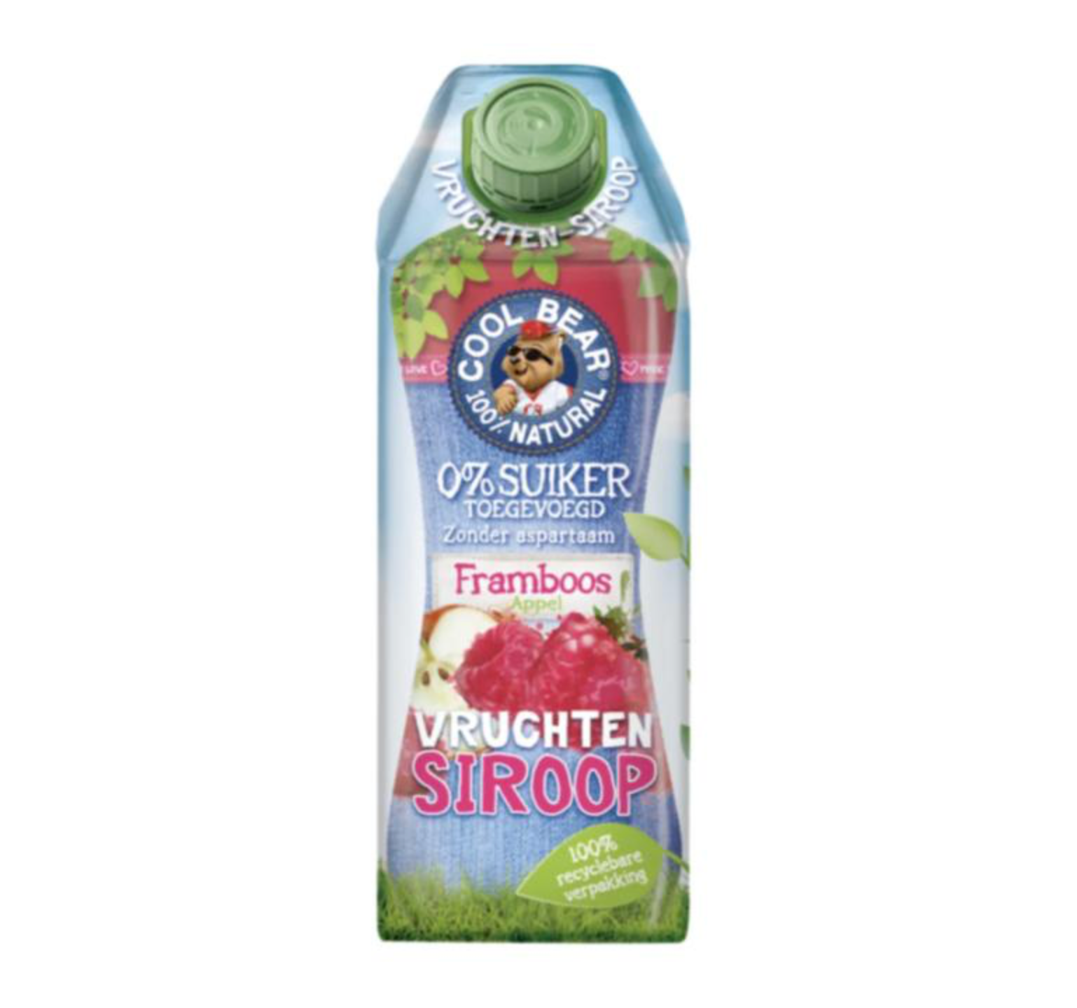 Cool Bear Syrup Raspberry Apple - 750ML