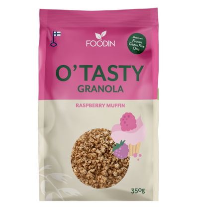 Granola Raspberry Muffin 🇫🇮 350 x 30 stuks